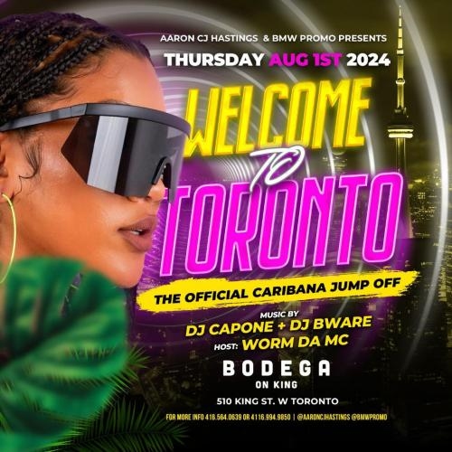 WELCOME TO TORONTO THE CARIBANA JUMP OFF 2024 