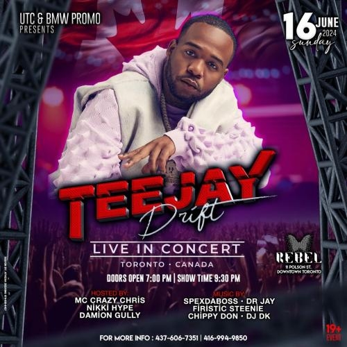 TeeJay Live in concert