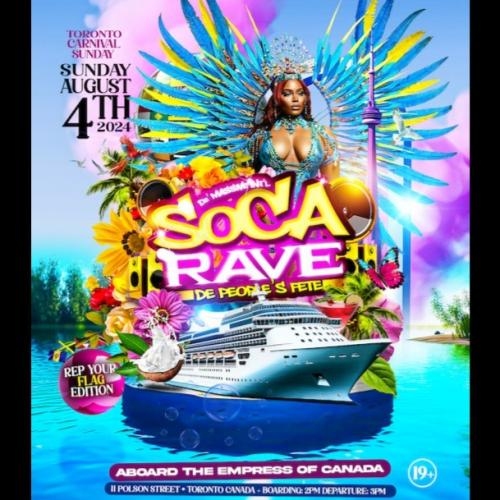 SOCA RAVE BOAT RIDE CARIBANA SUNDAY