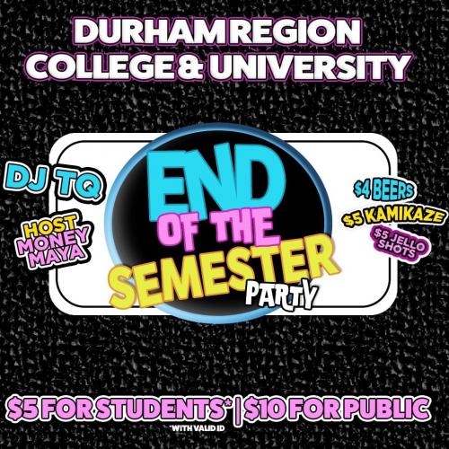 END OF SEMESTER PARTY