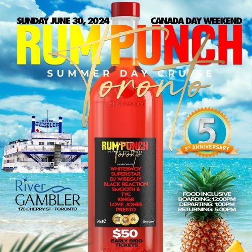 RUM PUNCH Summer Day Cruise TORONTO 24' 