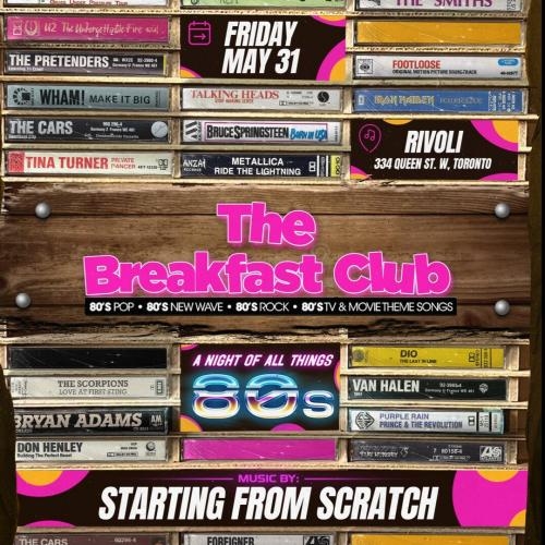 THE BREAKFAST CLUB ~  MAY 31 2024 ( all things 80s ) 