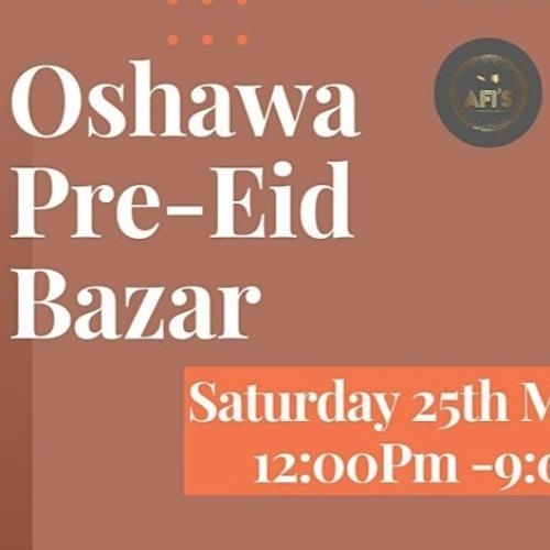 Oshawa Pre-Eid Bazar