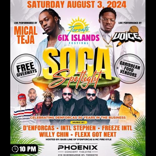 Soca Spotlight 6ix Islands Festival 