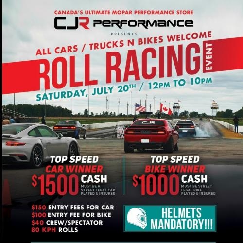 CJR PERFORMANCE ROLL RACING 2024