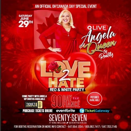 LOVE 2 HATE HOSTED BY: ANGELA DEEM FROM 90 DAY FIANCE 