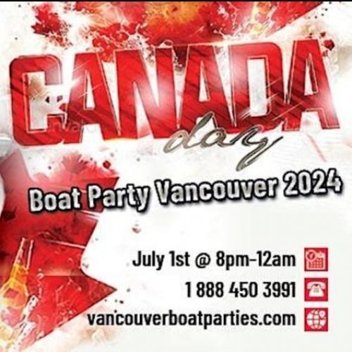 Canada Day Boat Party Vancouver 2024 | Two Dance Floors | Hip Hop x EDM