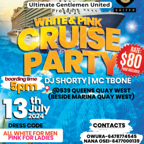 WHITE & PINK CRUISE PARTY