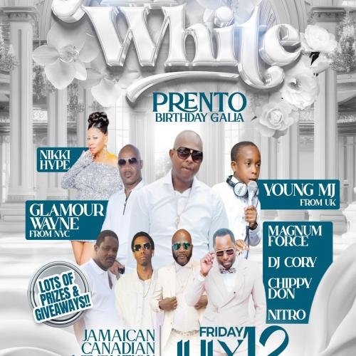 All White | Prento Birthday Gala