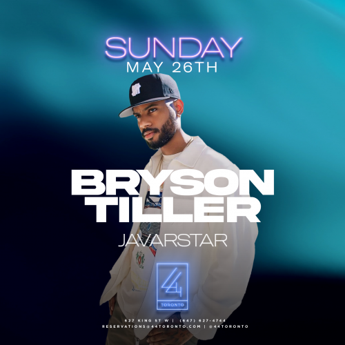 Bryson Tiller inside 44 Toronto