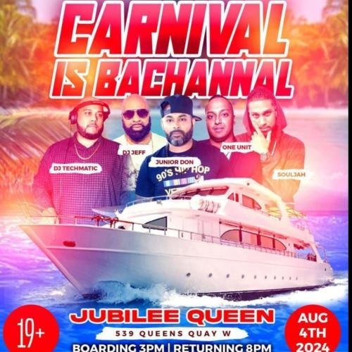 Carnival Is Bachannal - Caribana Sunday Cruise