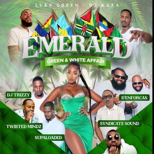 GREEN & WHITE AFFAIR (Emerald)