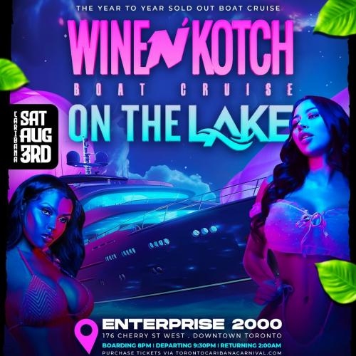Wine n Kotch Boat Cruise| Caribana Saturday | Aug 3rd 2024