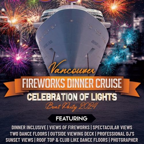 Celebration of Lights Boat Party Vancouver 2024 | July 27th | UK