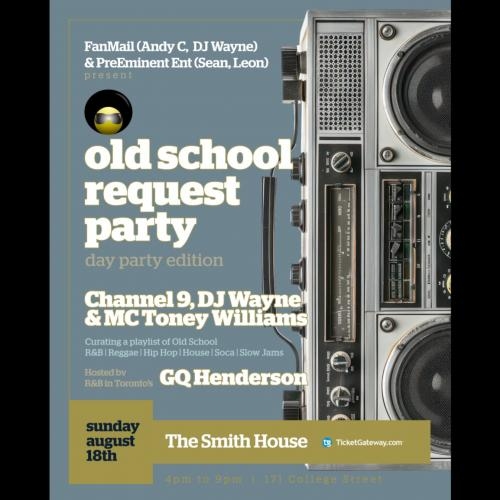 The OLD SCHOOL REQUEST PARTY - Day Party edition vol. 2 - Sunday August 18