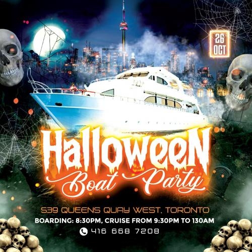 Toronto Halloween Boat Party - Oct 26