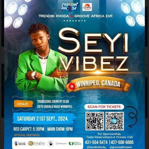 Seyi Vibez In Winnipeg