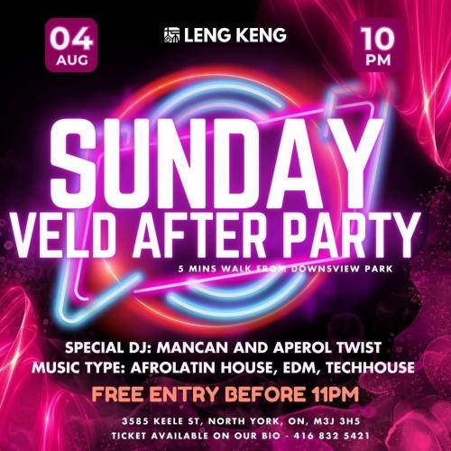 SUNDAY VELD AFTER PARTY