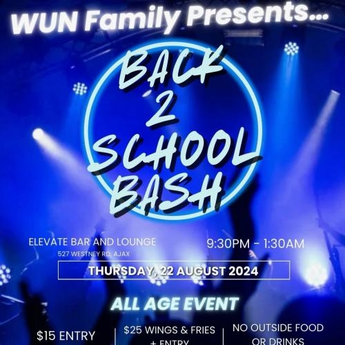 BACK TO SCHOOL BASH