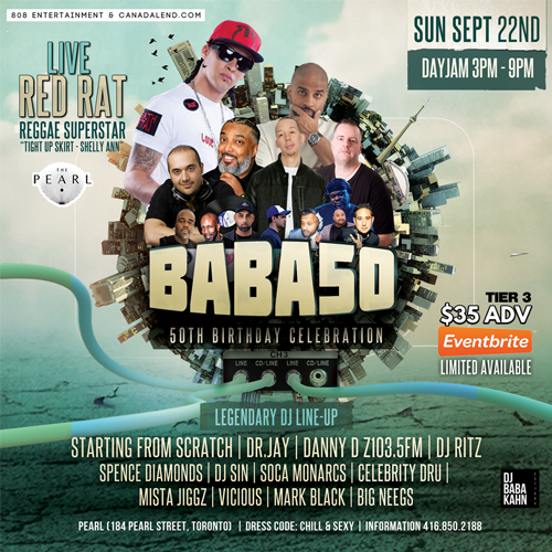 Baba Kahn 50th Bday 90s and 00s Day Party feat Red Rat