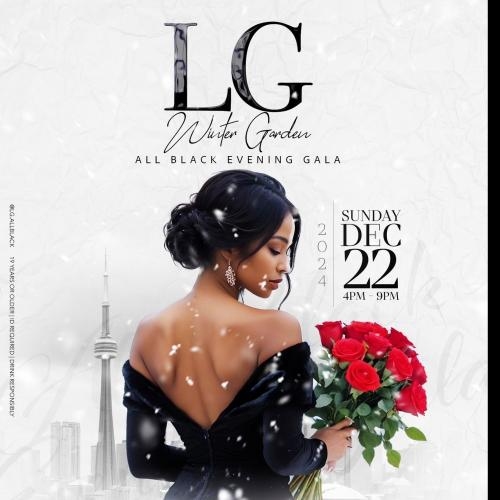 LG’ Winter Garden - All Black Evening Gala