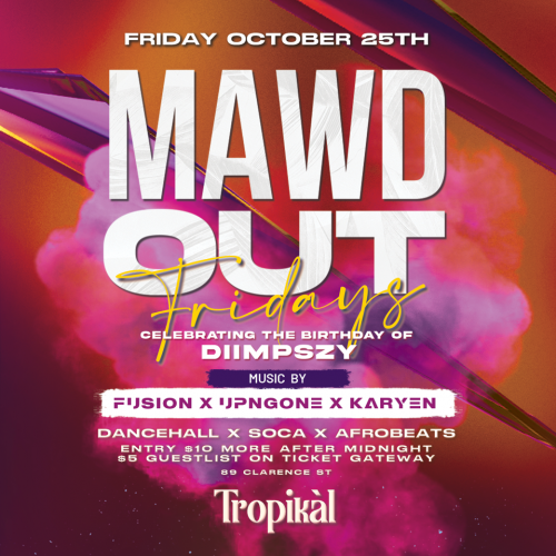 MAWD OUT - OCT 25TH