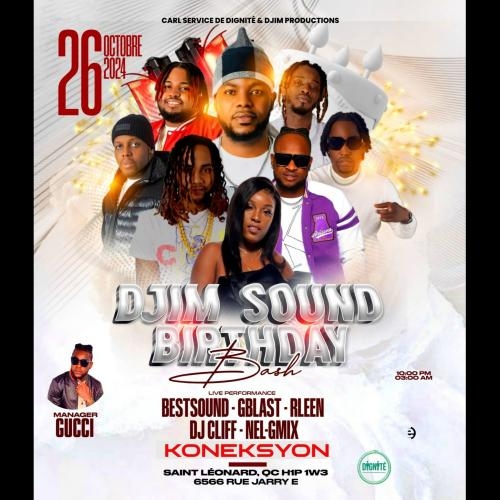 DJIM SOUND BIRTHDAY BASH
