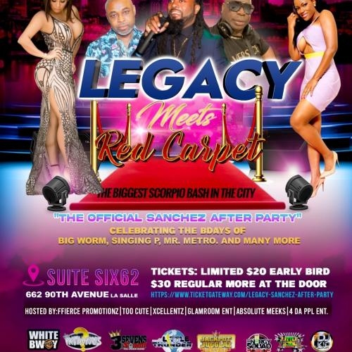 Legacy Meets Red Carpet Sanchez After Party