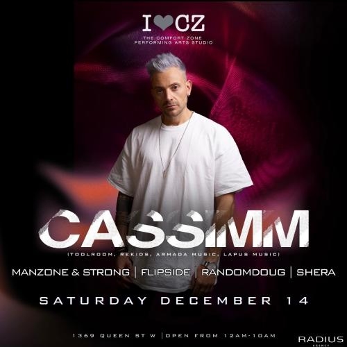 The Comfort Zone presents ** CASSIMM **