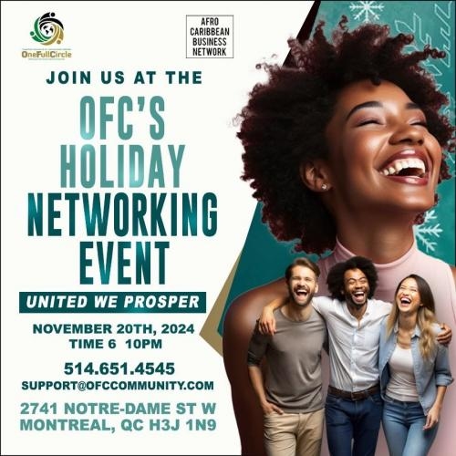 OFC X ACBN Holiday Networking Event / Soirée de réseautage des fêtes de l'OFC et de l'ACBN