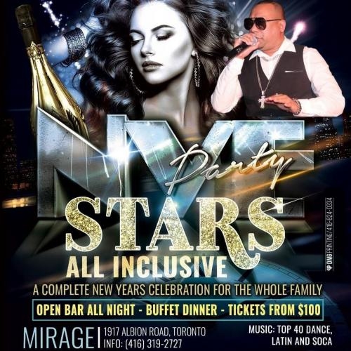 NYE Party Stars 2024