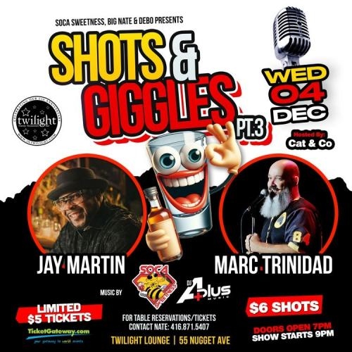 SHOTS & GIGGLES Comedy Show Pt 3