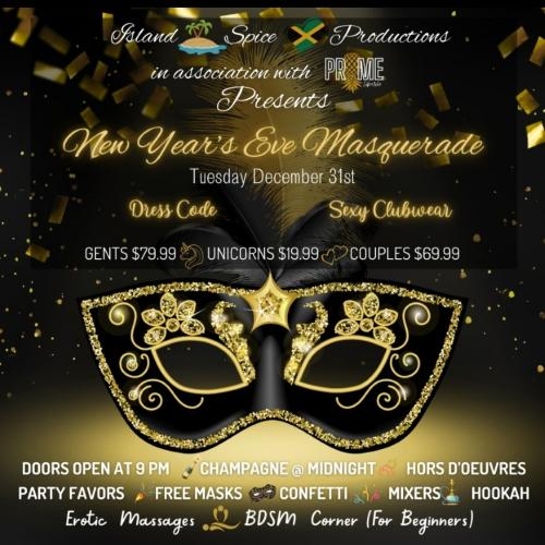 NEW YEAR'S EVE ✨️ MASQUERADE 🎭 PARTY