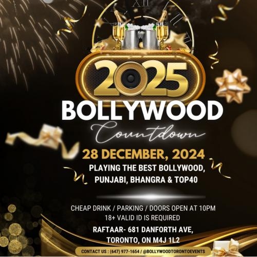 Bollywood Countdown 2025 | Toronto's Biggest New Years Bollywood Party
