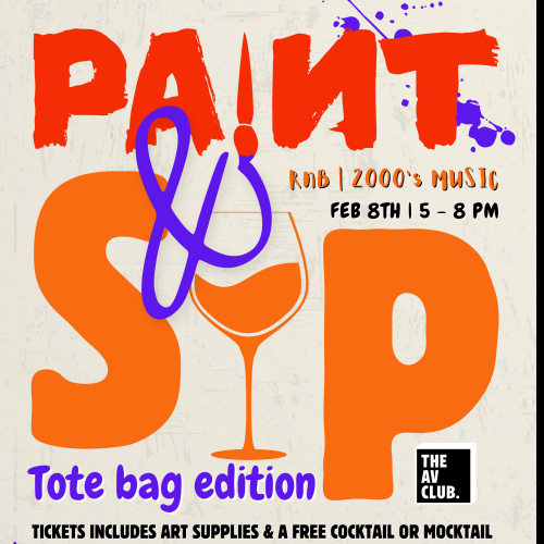 Tote Bag Paint & Sip: Rnb & 2000's Music 