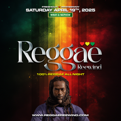 REGGAE REEWIND - Saturday April 19th, 2025