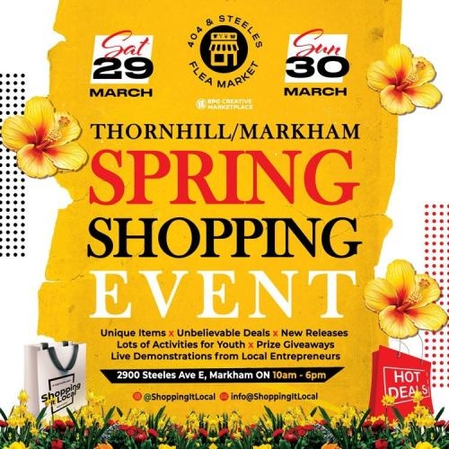 Thornhill/Markham Spring Shopping Event