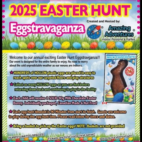 2025 Easter Egg Hunt Eggstravaganza (Argentia Location)