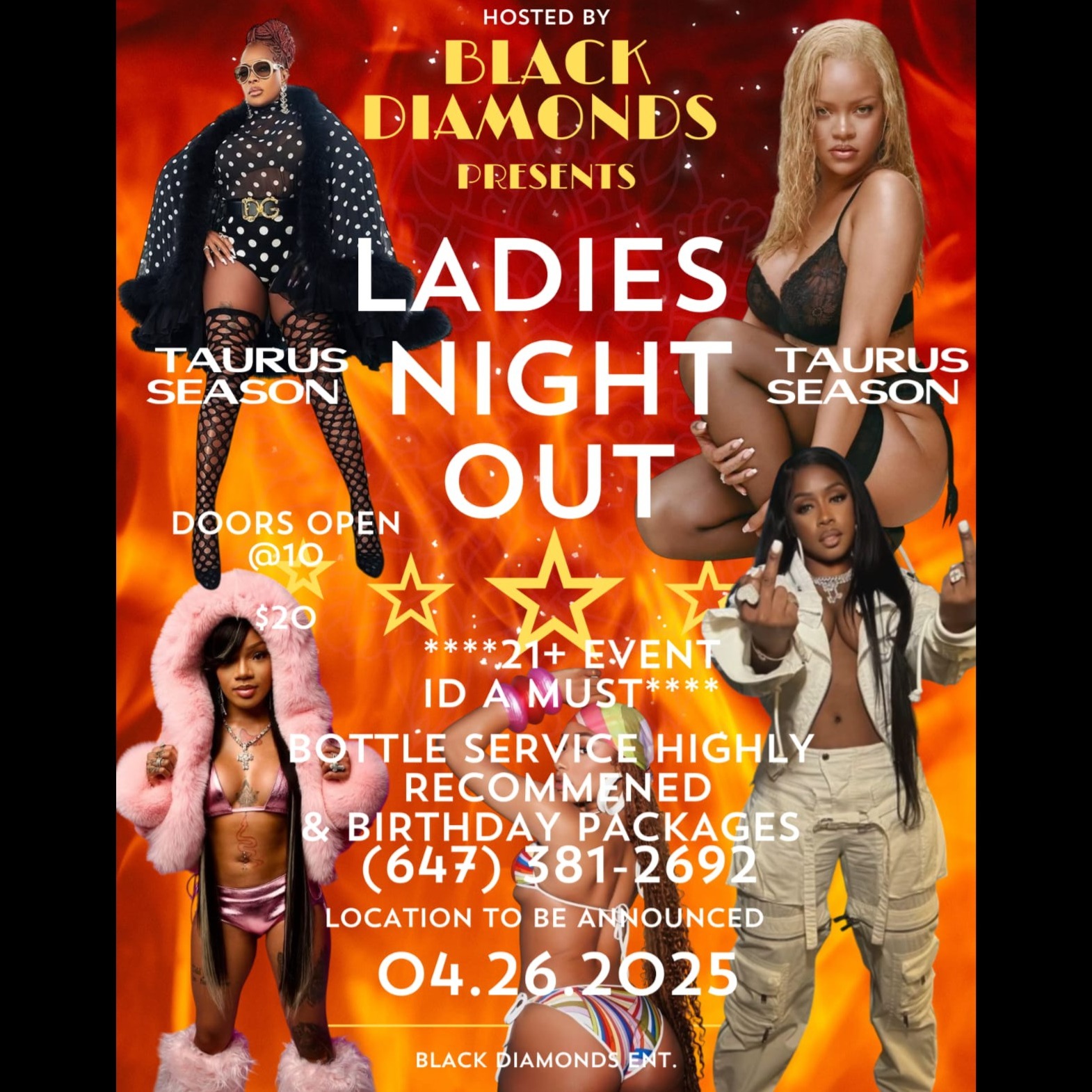 SATURDAY NIGHT IS LADIES NIGHT OUT IN MISSISSAUGA