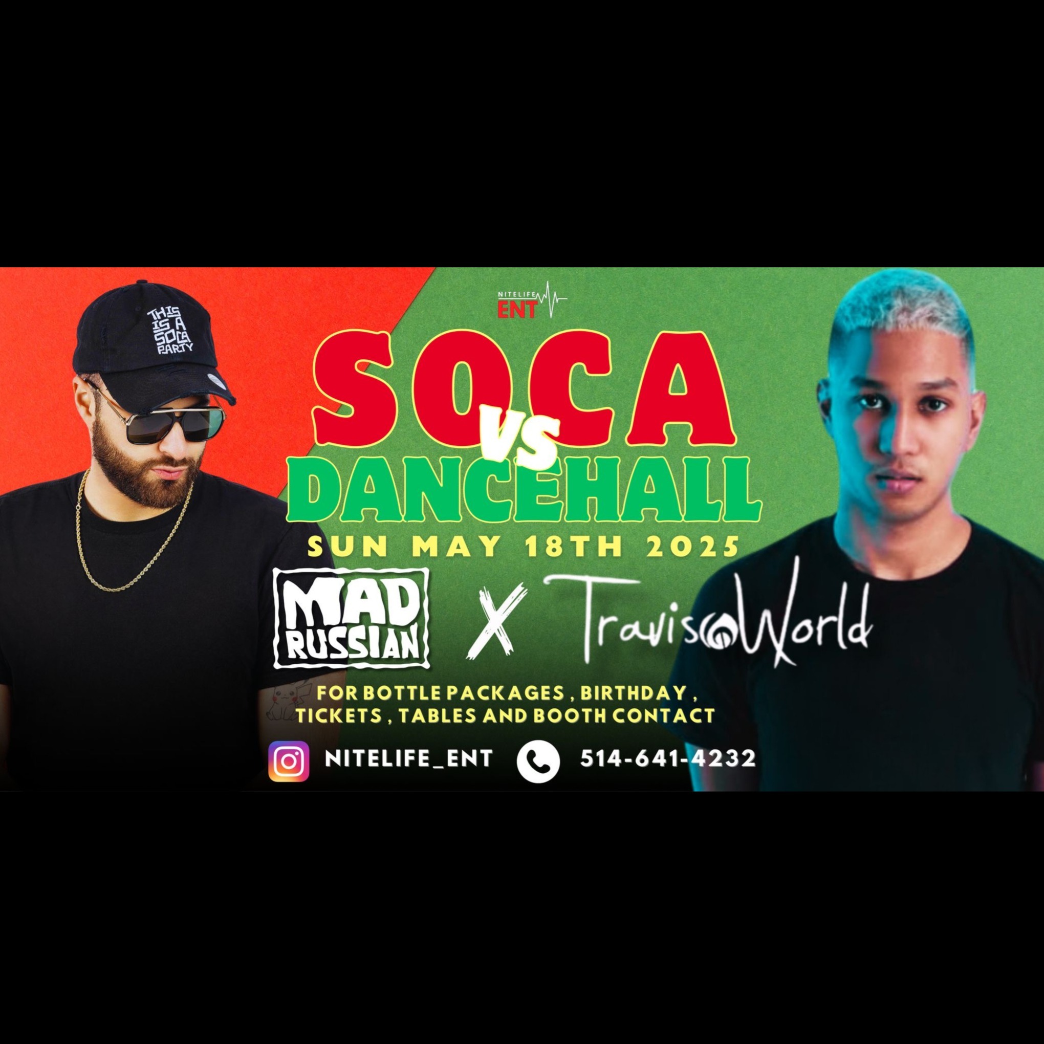 Soca Vs Dancehall 2025