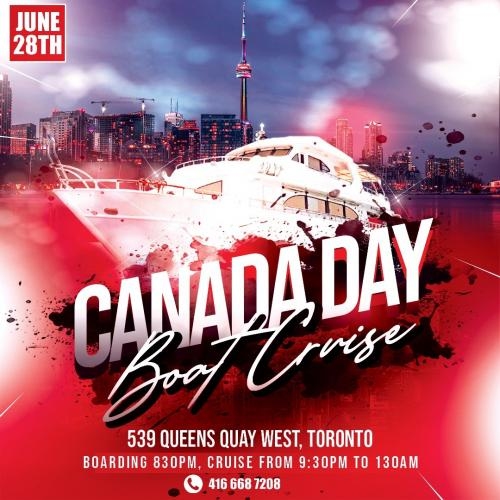 Toronto Boat Party - Canada Day Edition - June 28, 2025 