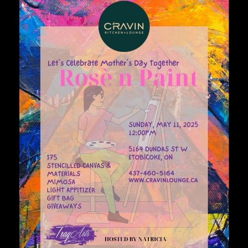 Mother’s Day Rose’ & Paint