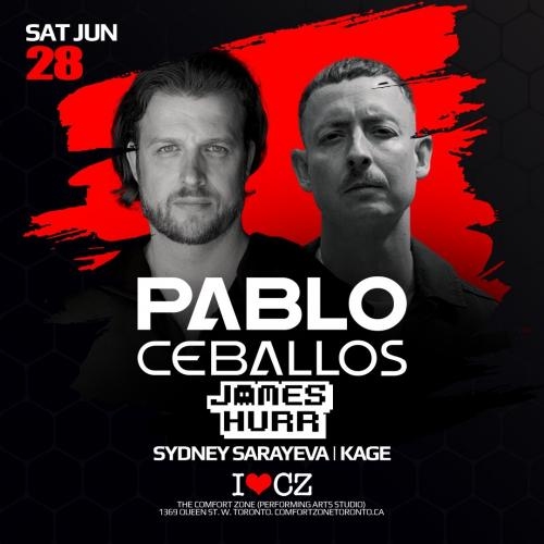 The Comfort Zone presents PRIDE Edition **PABLO CEBALLOS & JAMES HURR** 
