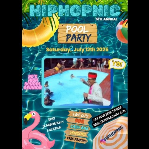 HIPHOPNIC - The Back Yard Boom Bap - Nuthin' But a Pool Thang - 5th Annual 