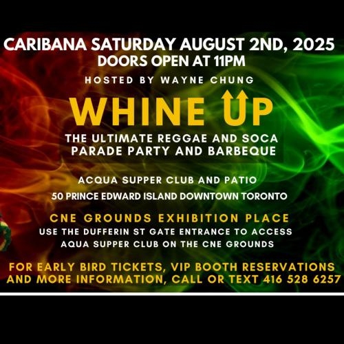 CARIBANA 2025 WHINE UP PARTY 