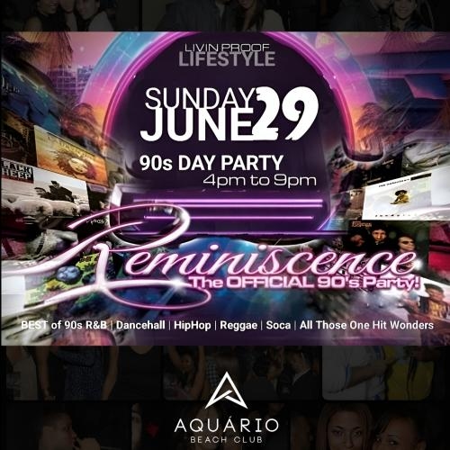 REMINISCENCE – The Signature 90s Party