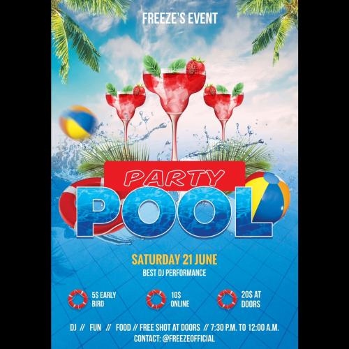 freeze pool party