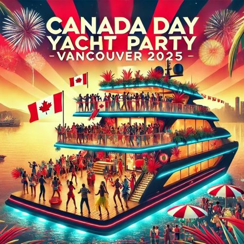 Canada Day Yacht Party Vancouver 2025 | July 5th | Boat Party