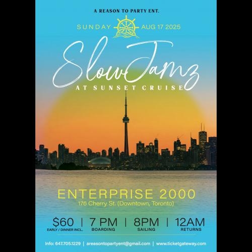 SLOW JAMZ AT SUNSET CRUISE