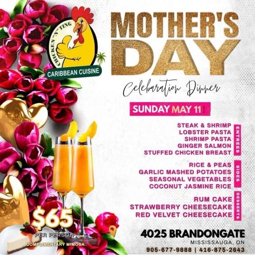 MORHER’S DAY CELEBRATION DINNER